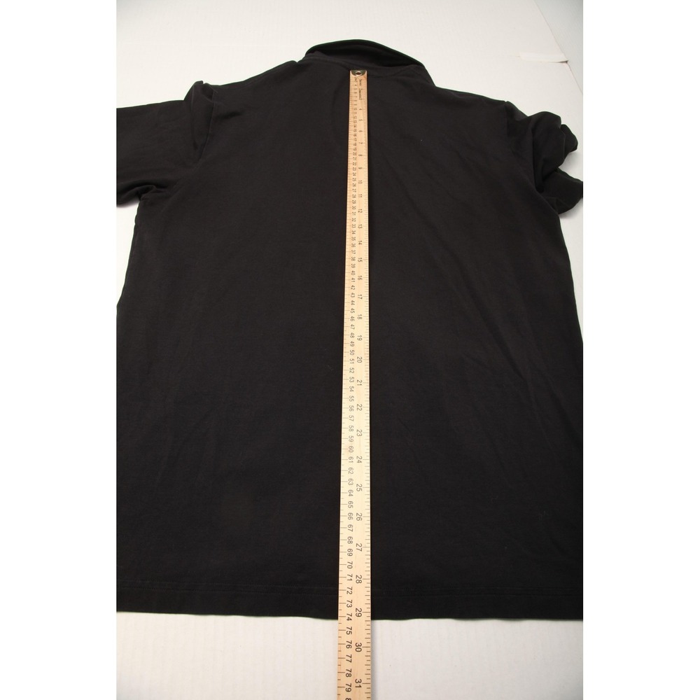 Public Rec Polo Shirt Mens Large Black Pima Cotton Tencel Stretch Casual - Picture 10 of 12